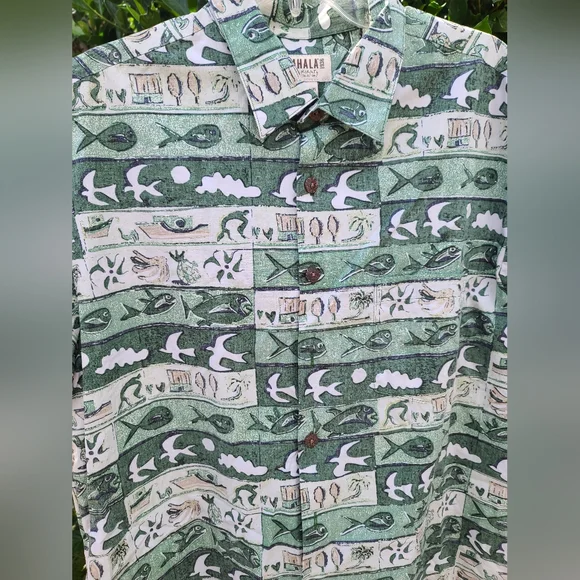 Kalaha Avi Kiriaty Button Down Aloha Shirt - Picture 3 of 4